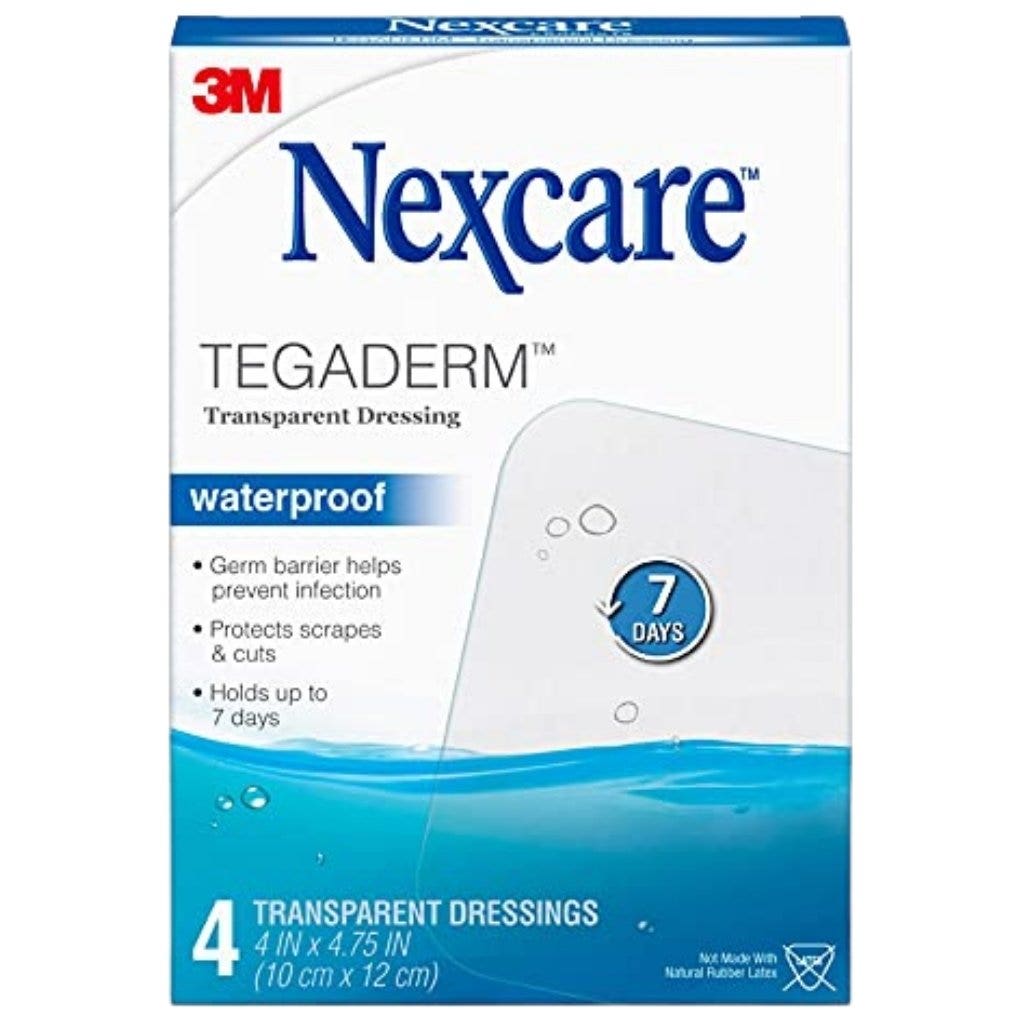 Nexcare Tegaderm Transparent Dressing 10x12cm 4s 1