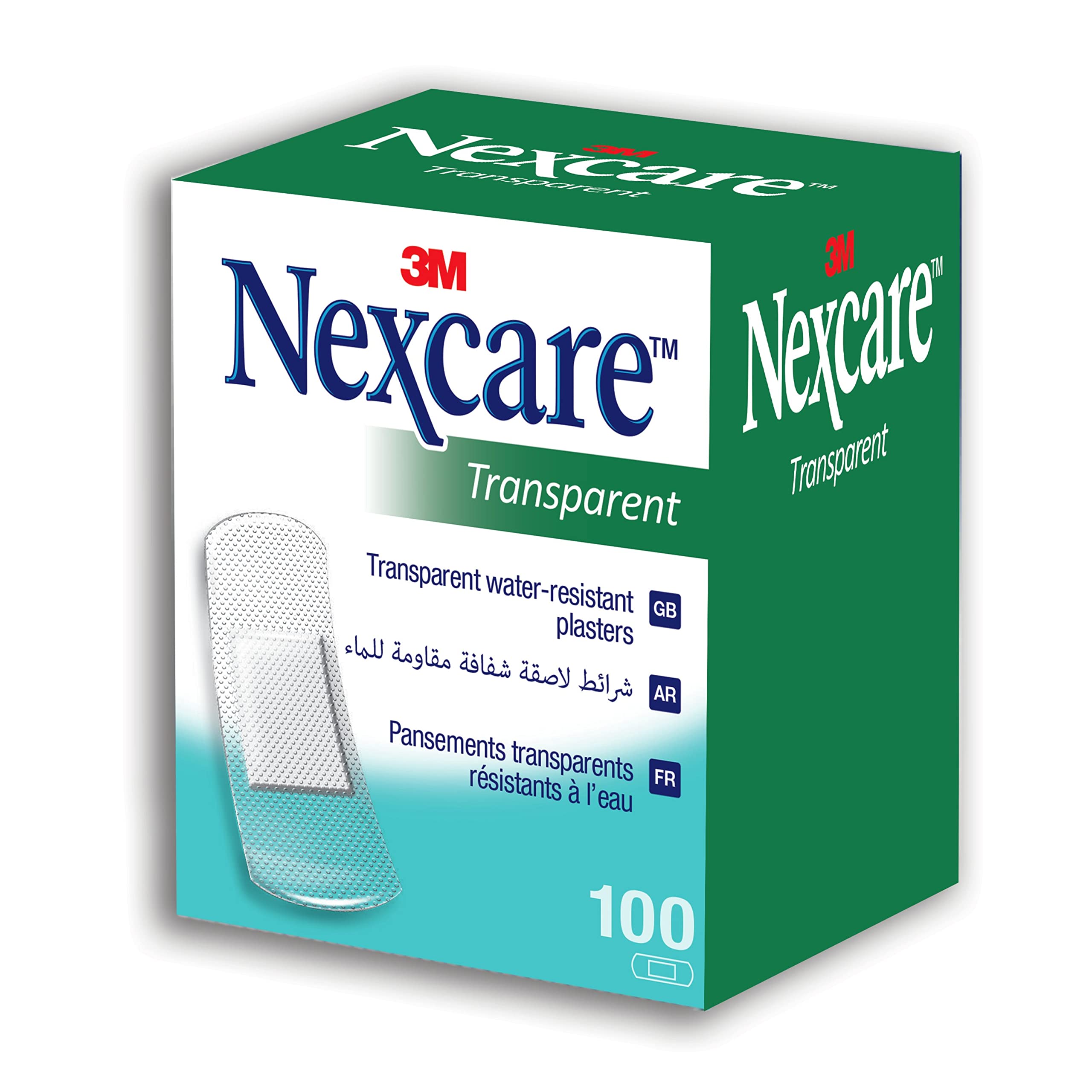 Nexcare Transparent Bandages 100s