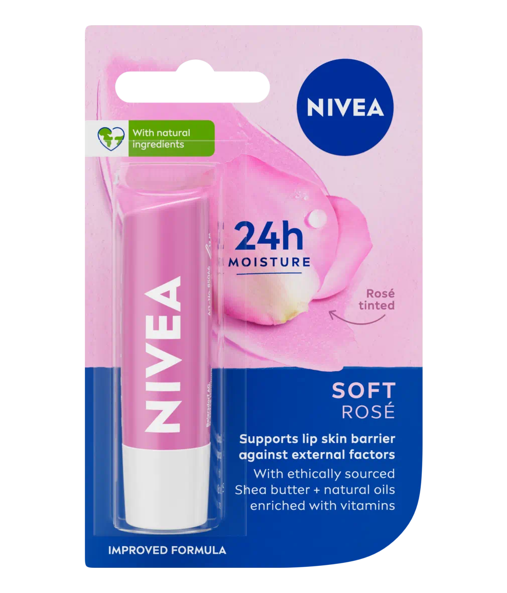 Nivea Lip Balm Soft Rose 4.8g 1