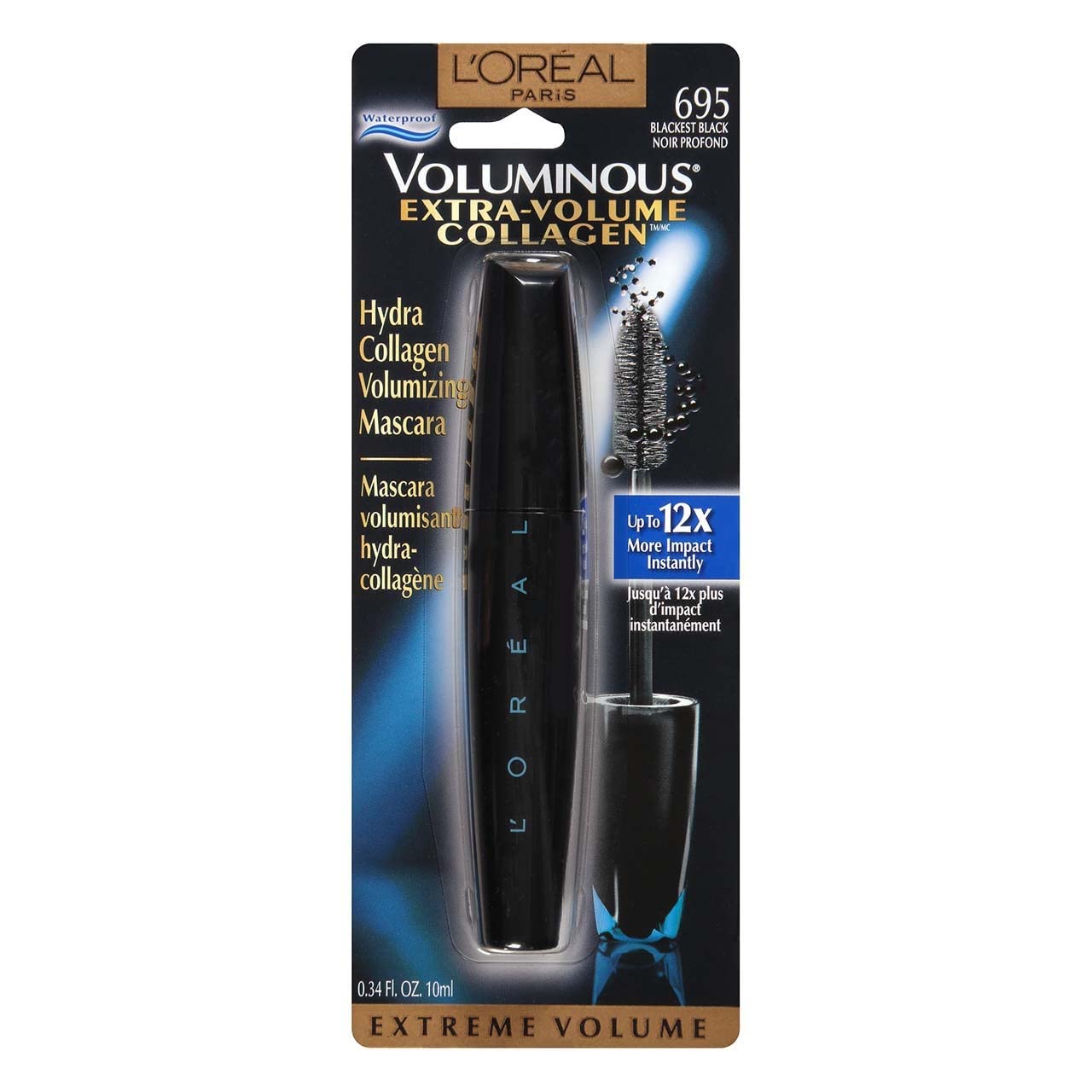 LOreal Voluminous Extra Volume Collagen Mascara Black 10ml 1