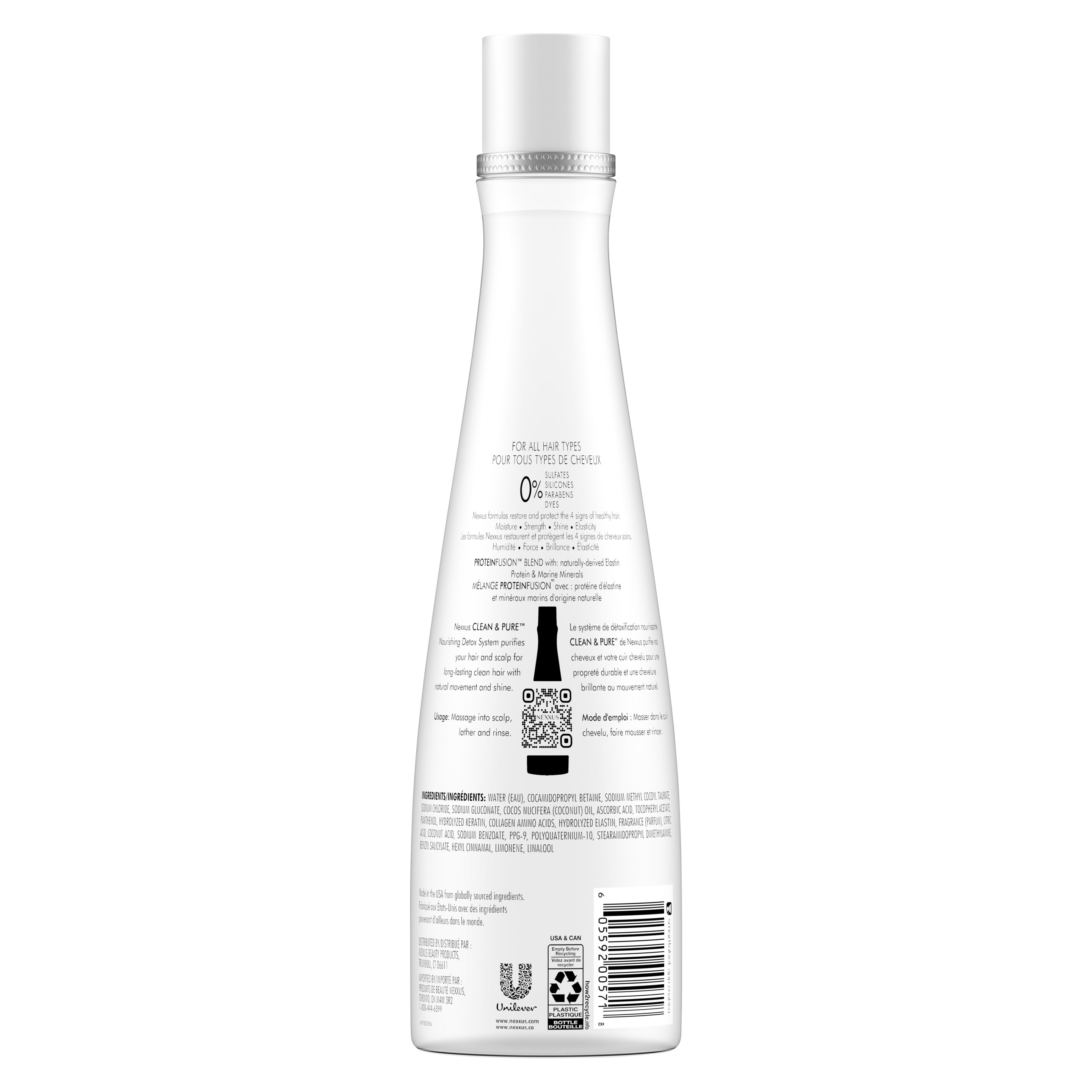 Nexxus Clean and Pure Shampoo 400ml 2