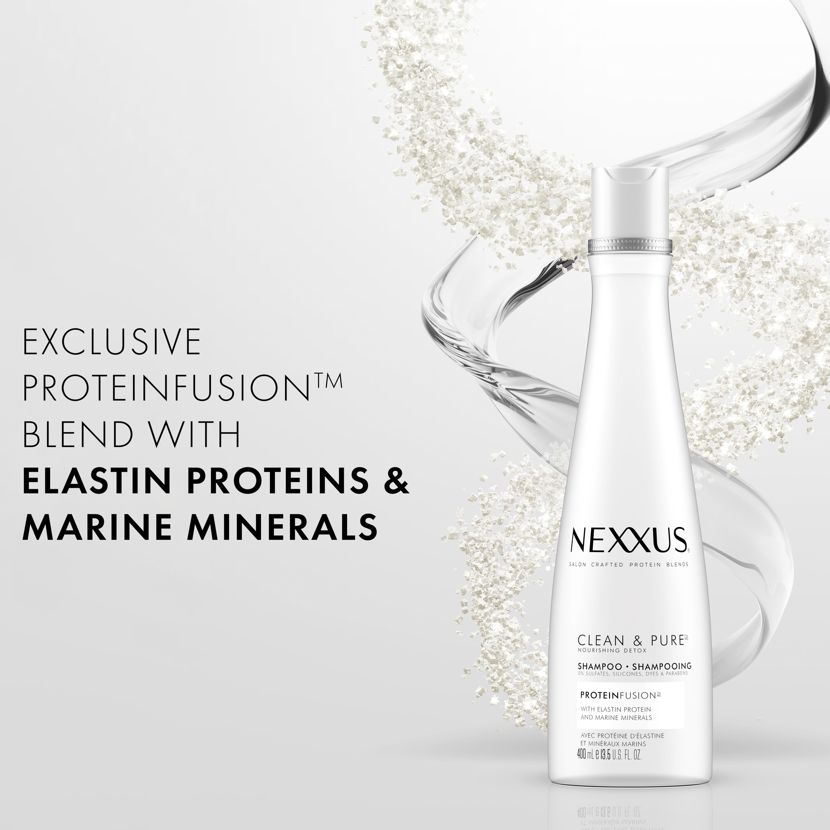 Nexxus Clean and Pure Shampoo 400ml 3