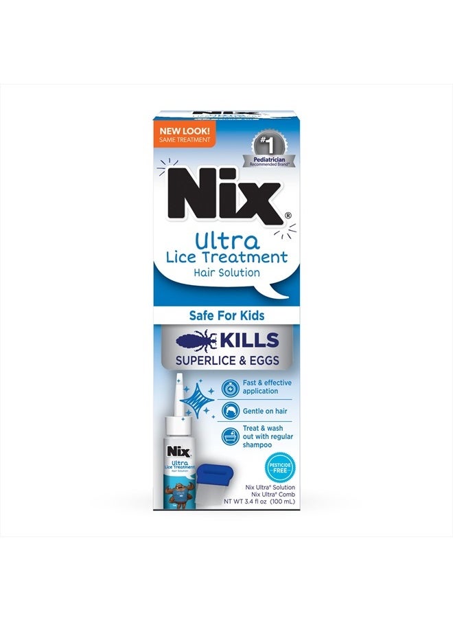 Nix Ultra Lice Treatment Hair Solution 100ml 1
