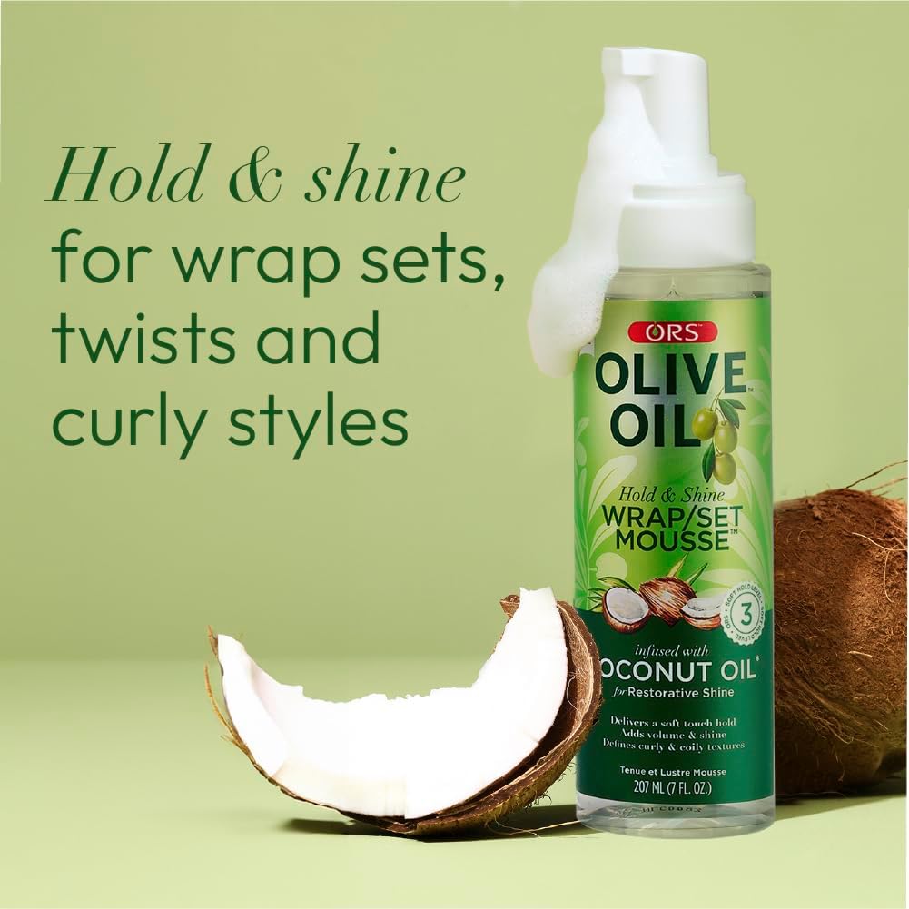 ORS Olive Oil Wrap/Set Mousse 207ml 4