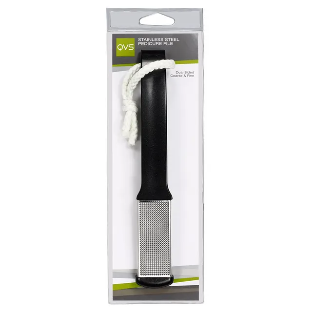 QVS TruYou Pedicure File Pearlized Black