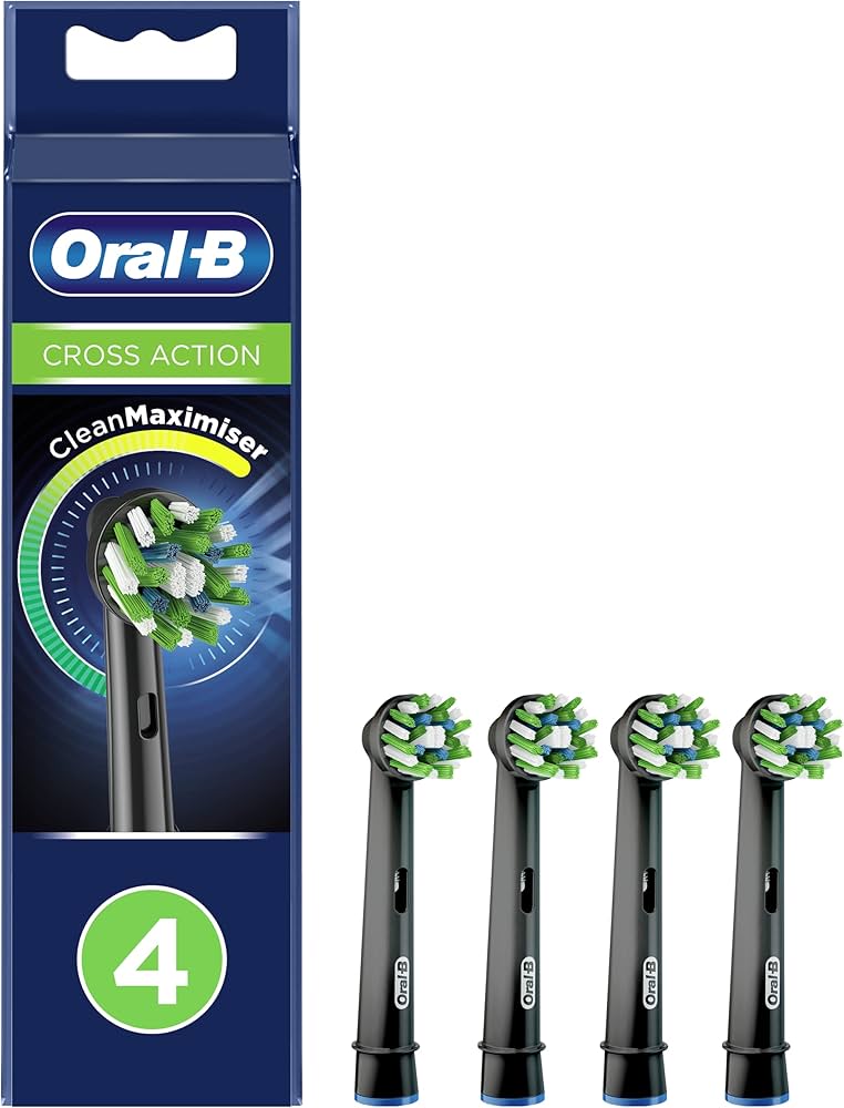 Oral-B CrossAction Value Pack Brush Heads 4s