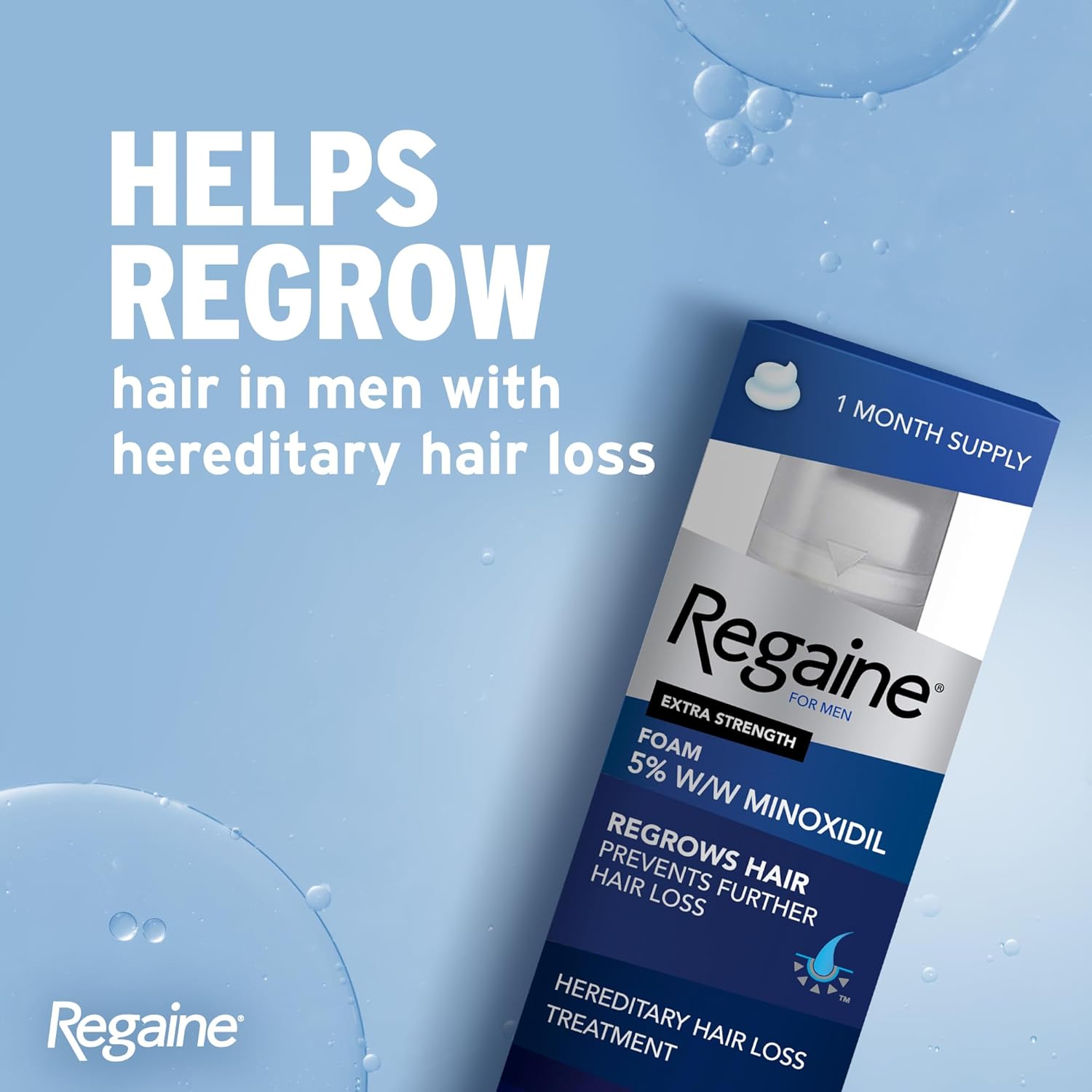 Regaine Men Foam 5% W/W Minoxidil 60g(73ml) 2