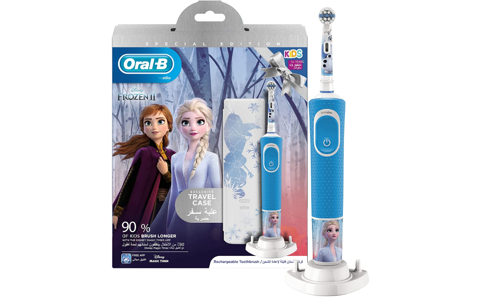 Oral-B Frozen Rechargeable Toothbrush with Travel Case 1