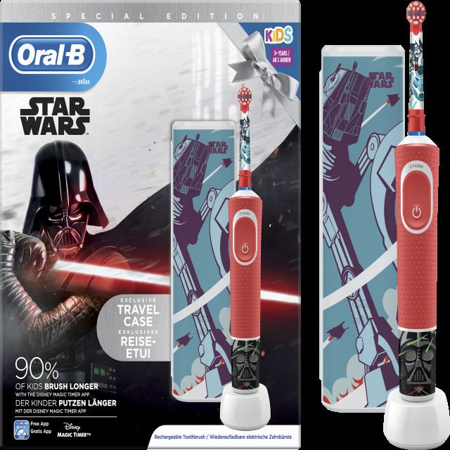 Oral-B Star Wars Rechargeable Toothbrush with Travel Case 1