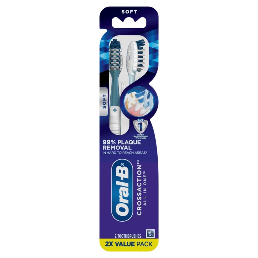 Oral-B CrossAction Soft Toothbrush 2S 1