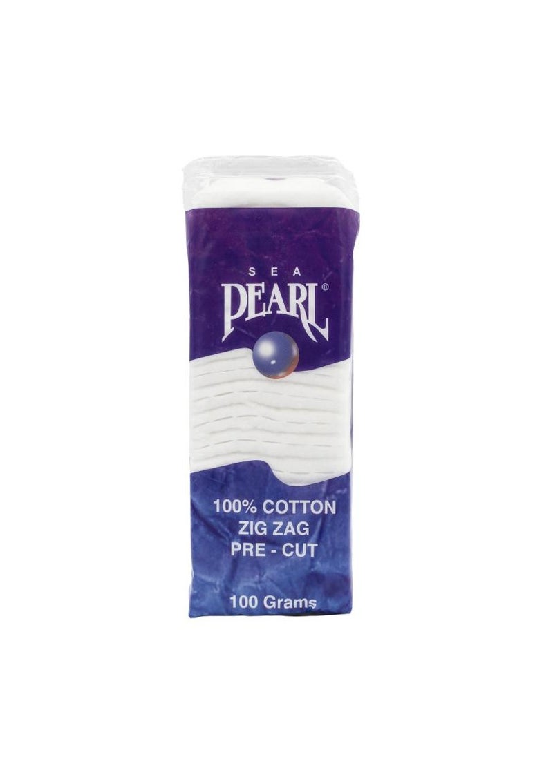 Sea Pearl Zig Zag Pre-Cut Cotton 100g 1