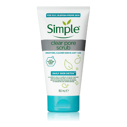 Simple Daily Skin Detox Clear Pore Scrub 150ml