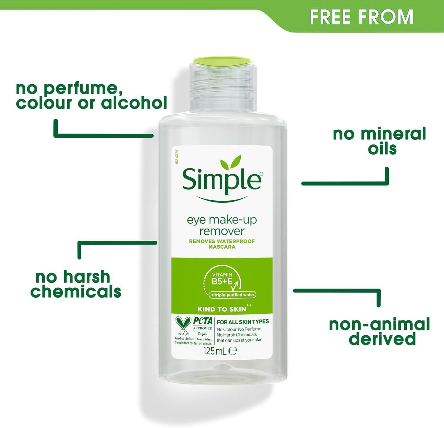 Simple Eye Make-Up Remover 125ml 3