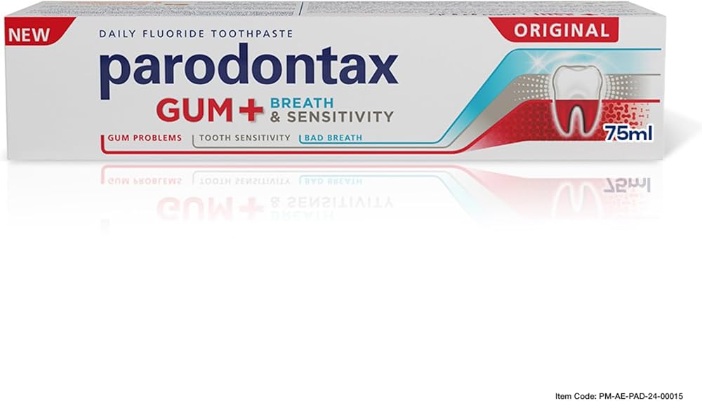 Parodontax Gum and Breath Sensitivity Whitening Toothpaste 75ml 1