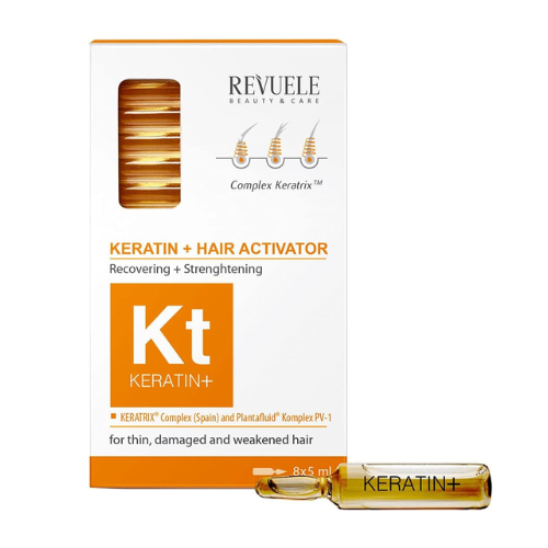 Revuele Keratin+ Hair Activator Ampoule 8x5ml 1