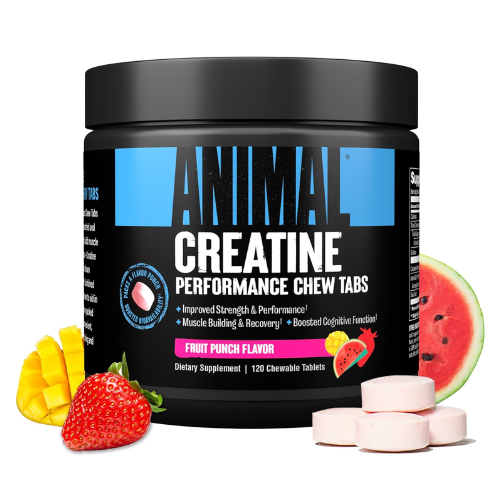 Animal Creatine 4-in-1 Tablets – Fruit Punch, 120 Count 1