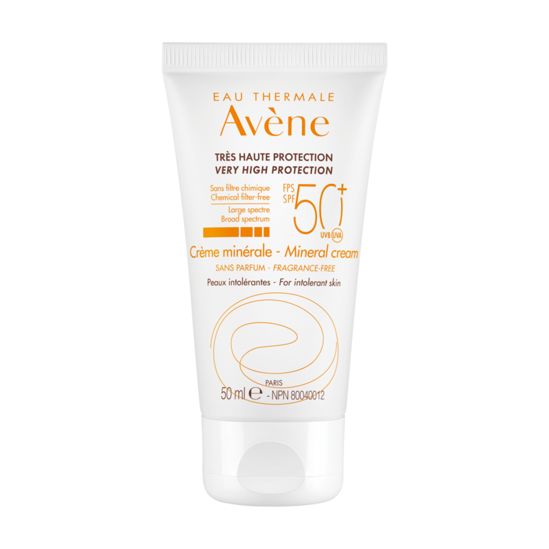 Avene Very High Protection SPF 50+ Mineral Cream - 50ml