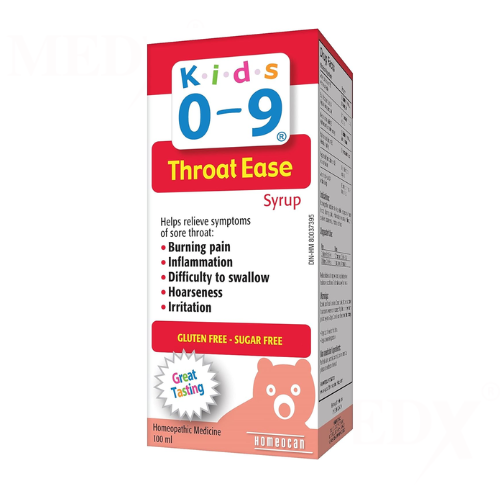 Kids 0-9 Throat Ease Syrup 100Ml