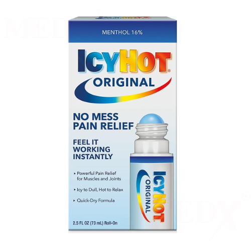 Icy Hot No mess Pain Relief Roll On 73Ml 1