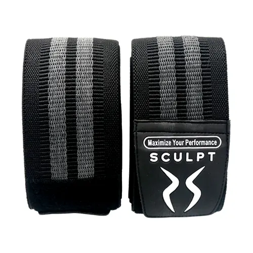 Sculpt Non-Slip Knee Wrap - Grey (6054)