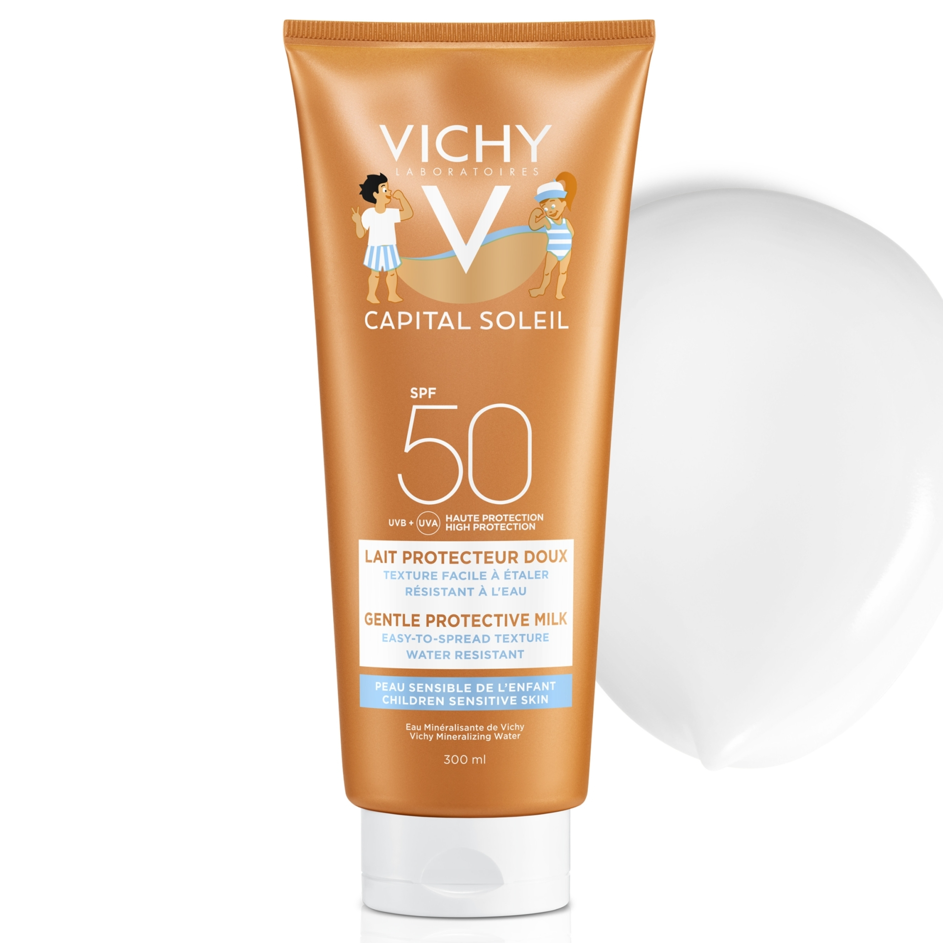 Vichy Capital Soleil Spf 50+ Kids Gentle Protective Milk 300ML 1