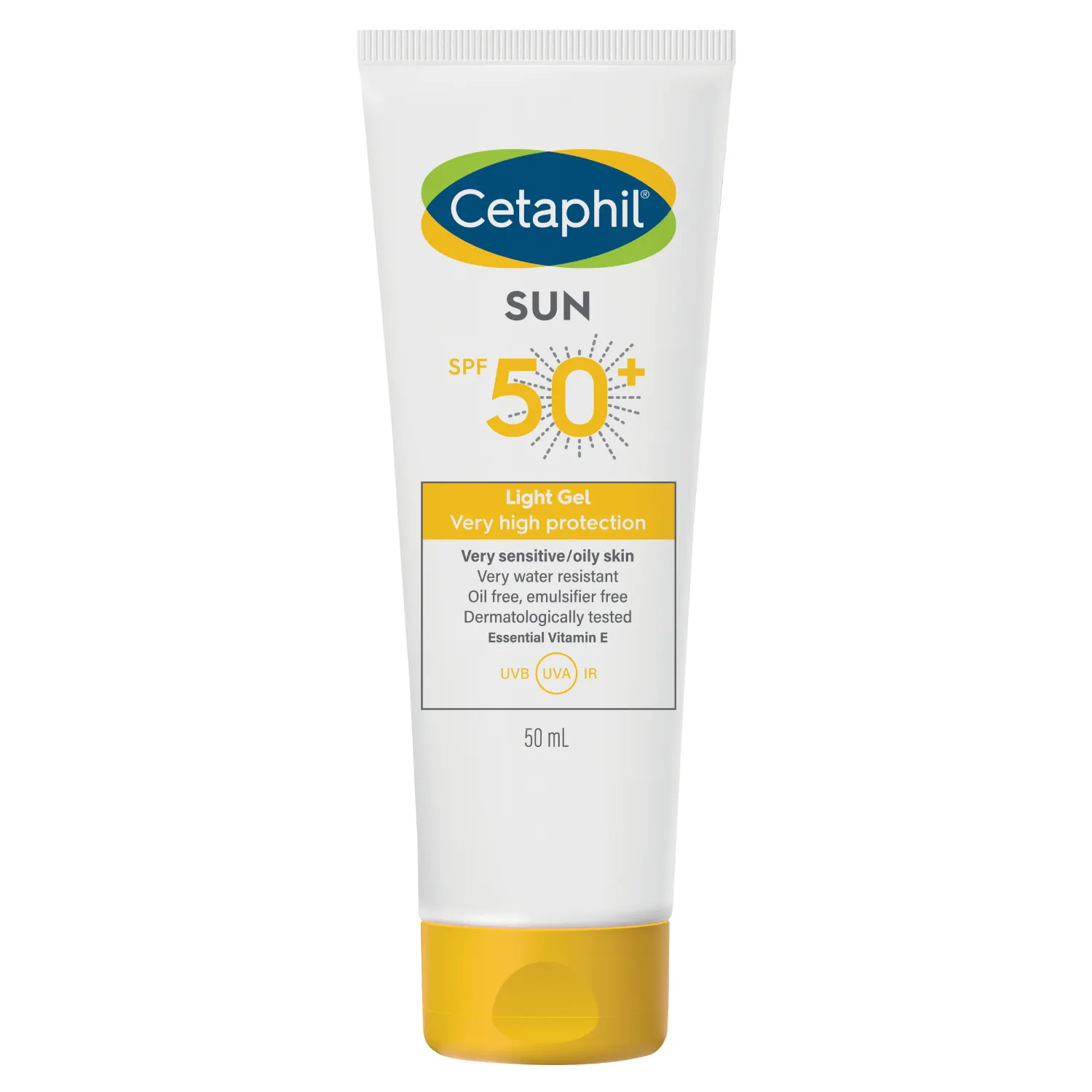 Cetaphil Sun SPF 50+ Water Resistant Light Gel Sunscreen 100ml 1