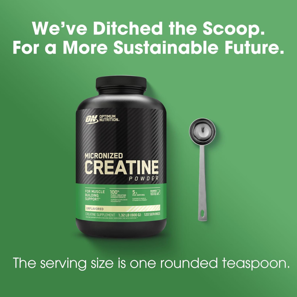 Optimum Nutrition Creatine Powder 600gm 4