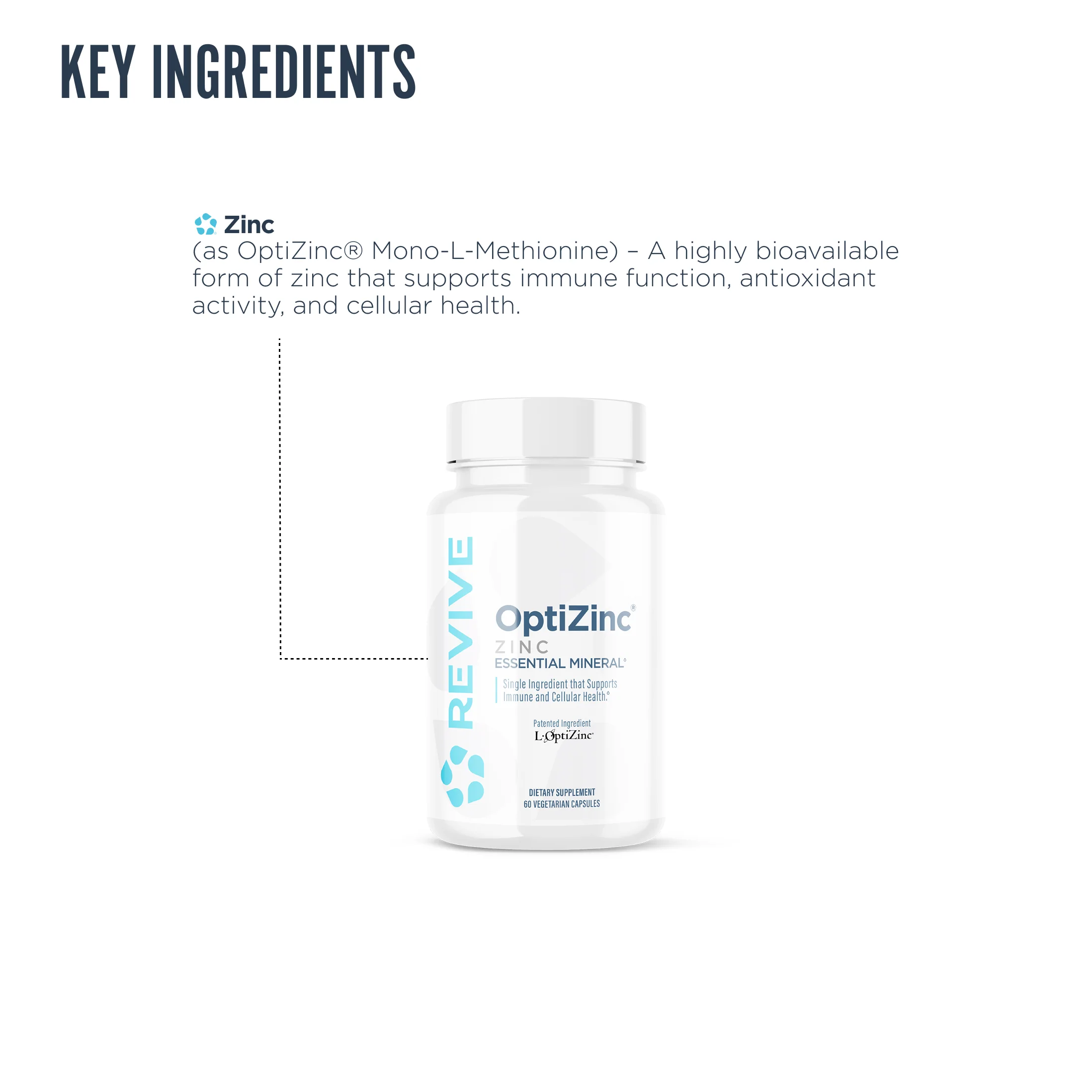 Revive Zinc 50mg 60 Capsules 3