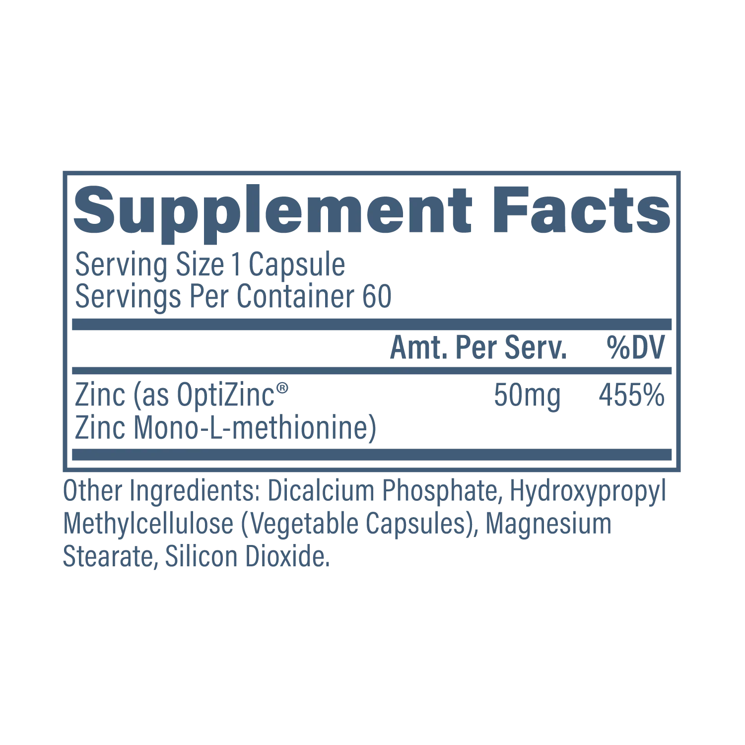 Revive Zinc 50mg 60 Capsules 2