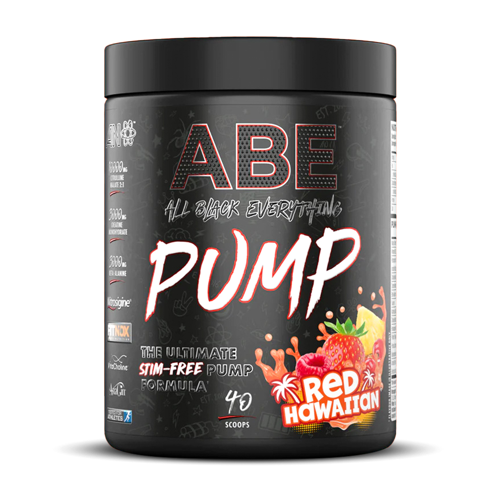 Applied Nutrition ABE Pump Stim Free 40 Scoop, Red Hawaiian 1