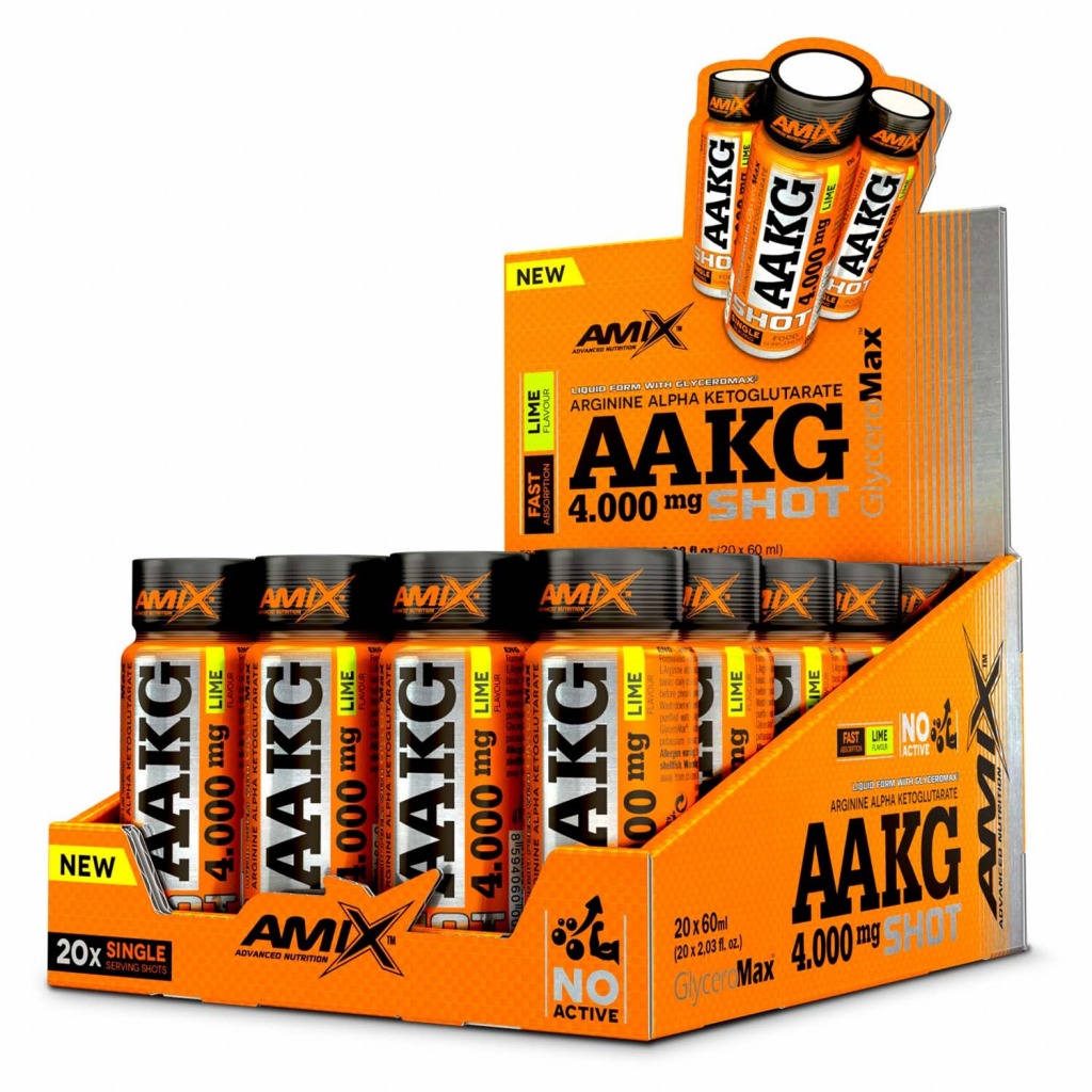 Amix AAKG Shot 4000mg Lime Flavor - 20x60ml