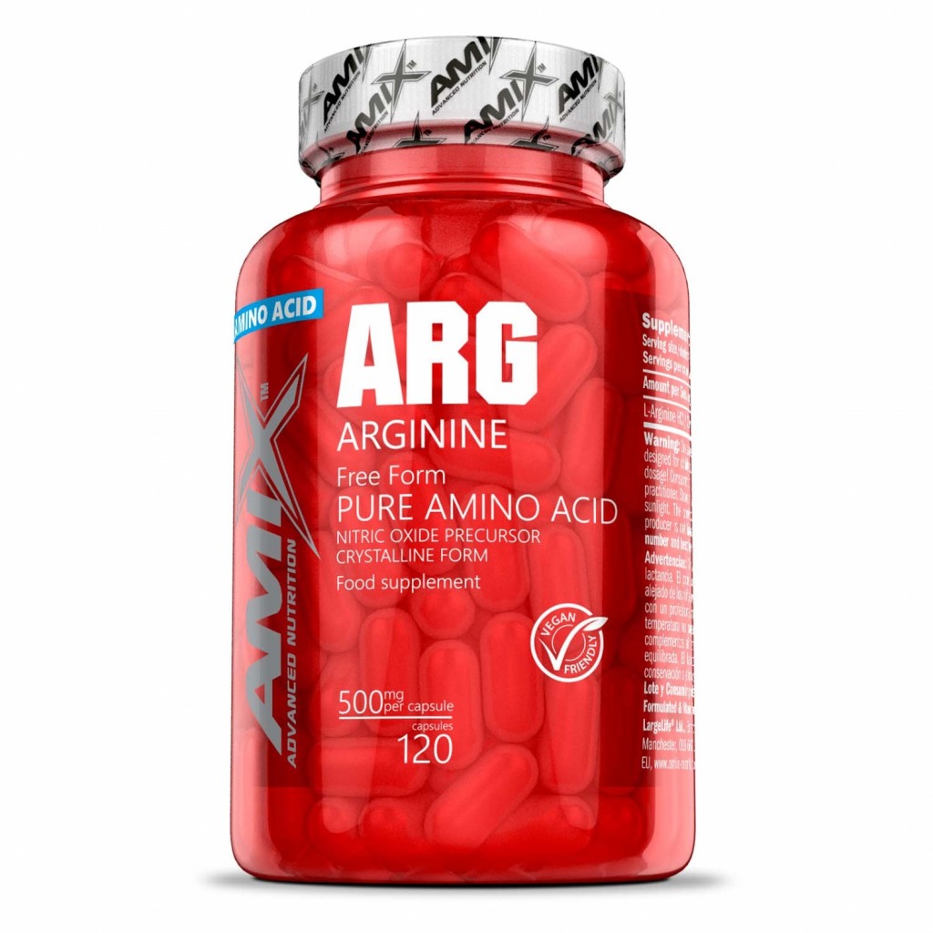 Amix ARG Arginine 500mg - 120 Capsules