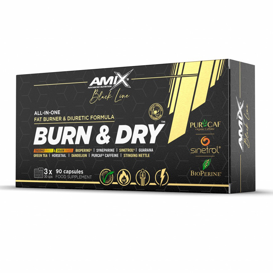 Amix Black Line Burn & Dry Blister - 90 Capsule 1