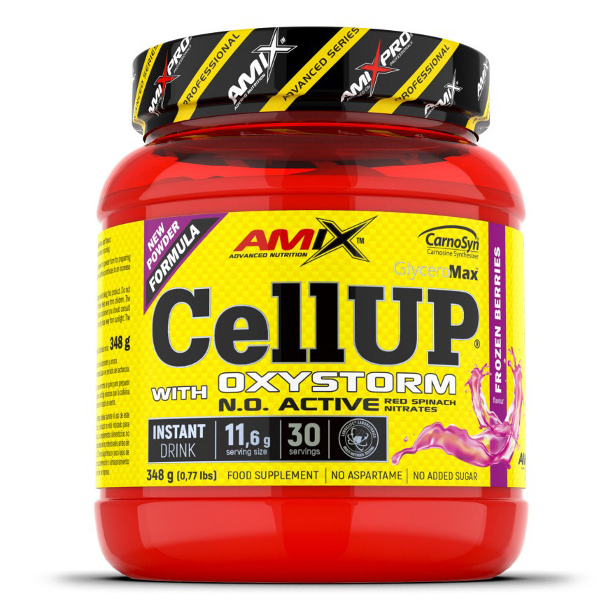 AMIX CellUp with Oxystorm, Pre-workout 348gm - Frozen Blueberry Flv 1