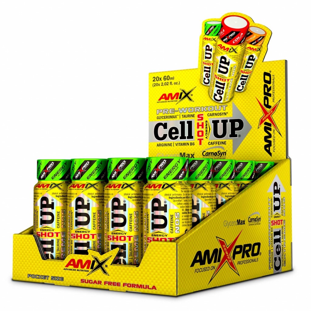 Amix CellUp Pre-workout Shot Energy Flavor - 60ml x 20pcs 1