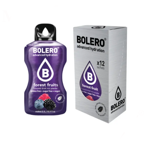 Bolero Advanced Hydration Forest Fruits Drink Mix – 12 Sachets