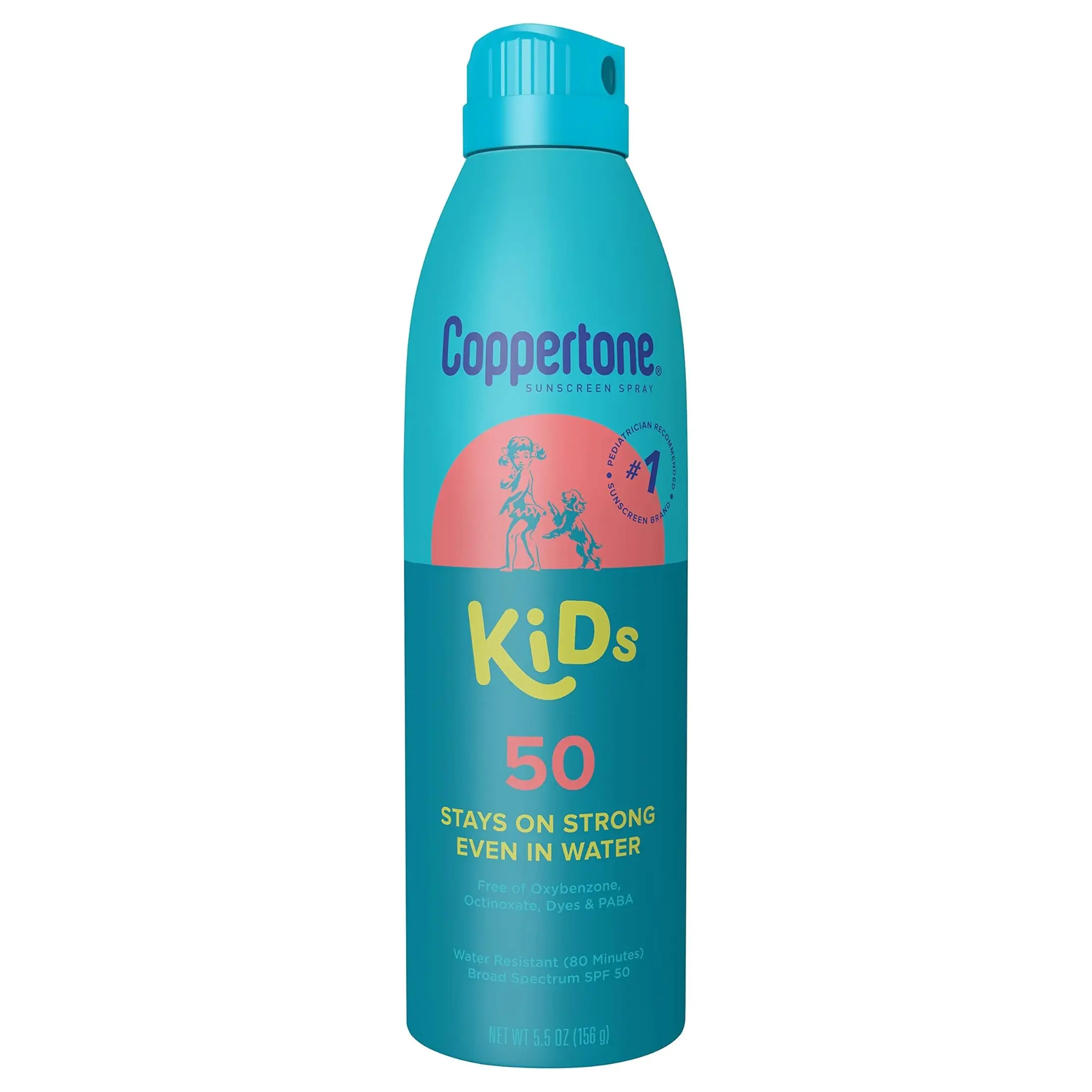 Coppertone Kids Sunscreen Spray Lotion SPF 50 - 196g 1
