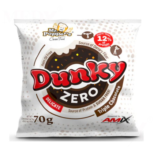 Mr. Poppers Dunky Zero – Triple Chocolate, 70g