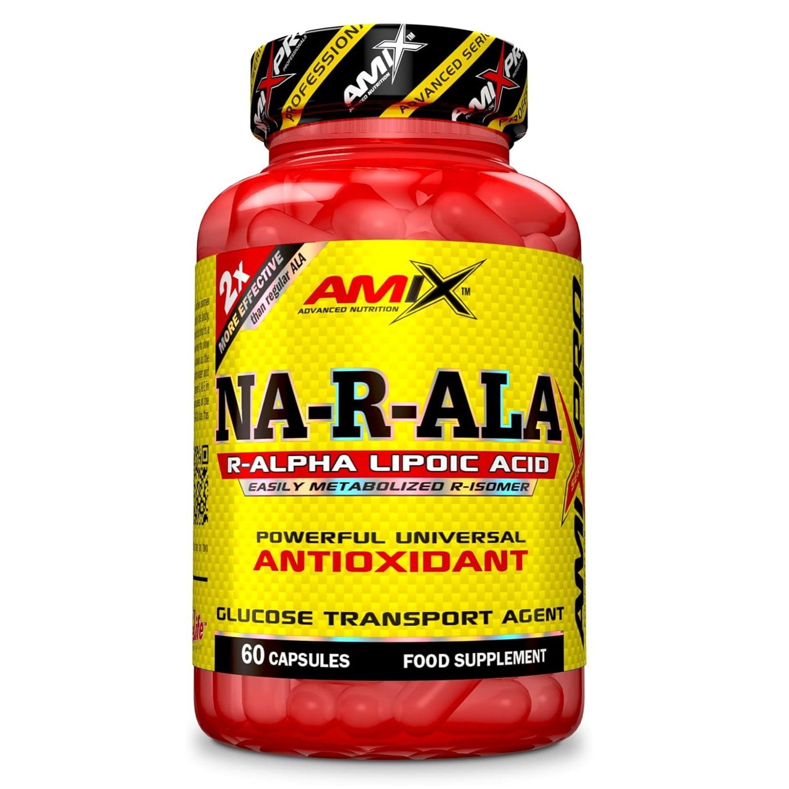 Amix NA-R-ALA - 60 Vege Capsules