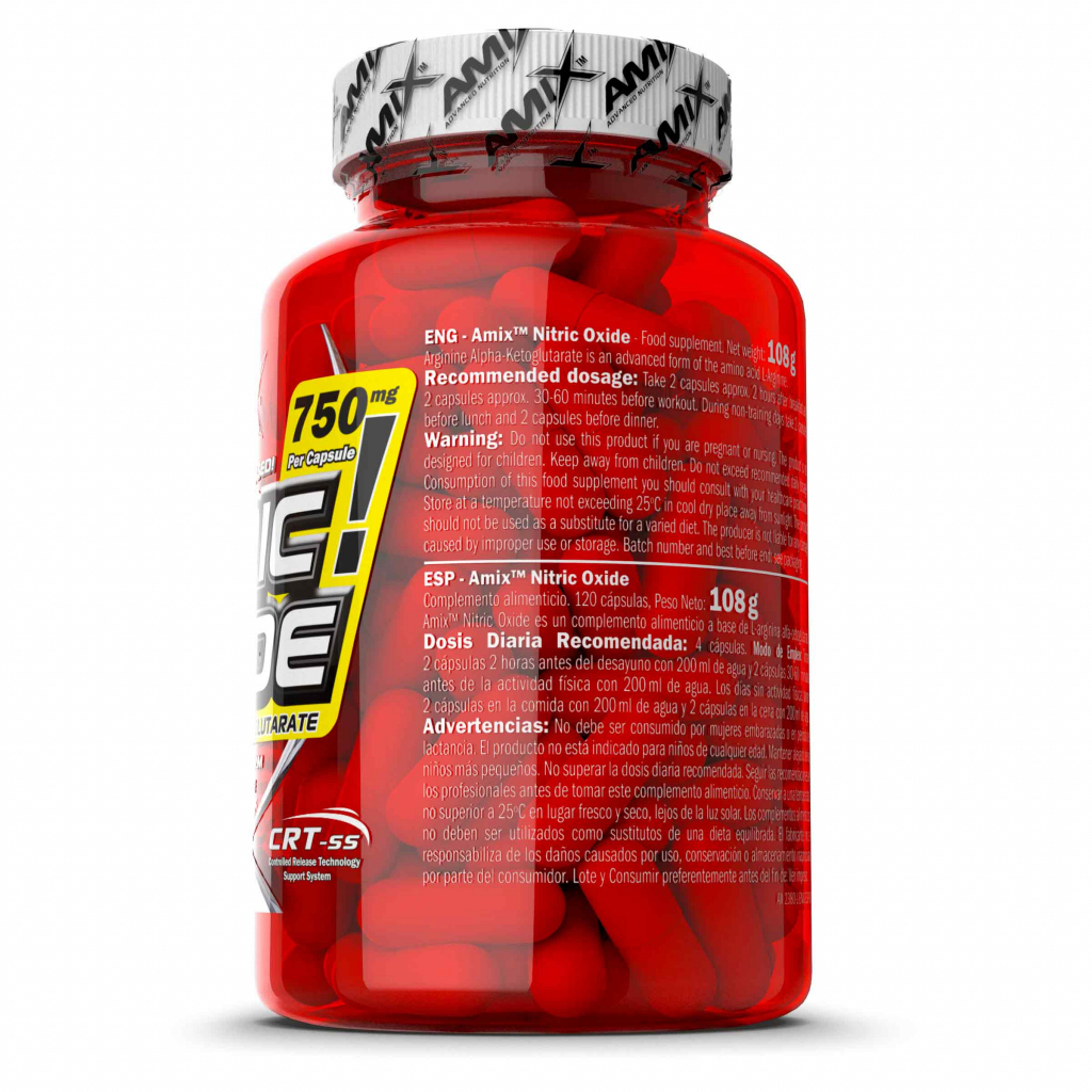 Amix Nitric Oxide 750mg - 120 Capsule 3