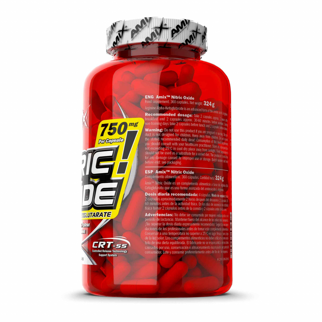 Amix Nitric Oxide 750mg - 120 Capsule 4