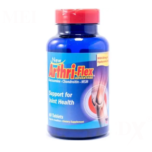 Arthri-Flex Advantage Tablets with MSM, Glucosamine, Chondroitin & Hyaluronic Acid – 60 Count 1