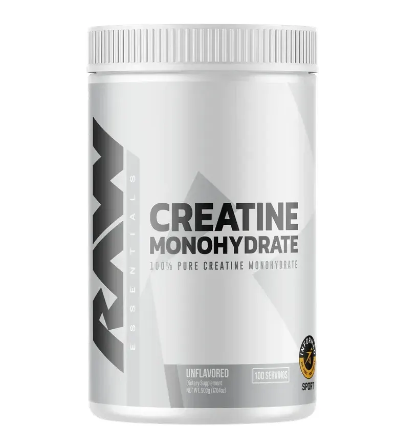 Raw Creatine Monohydrate 500g -100 Servings 1