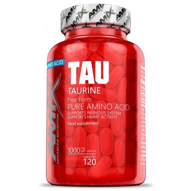 Amix Tau Taurine 1000mg - 120 Capsules