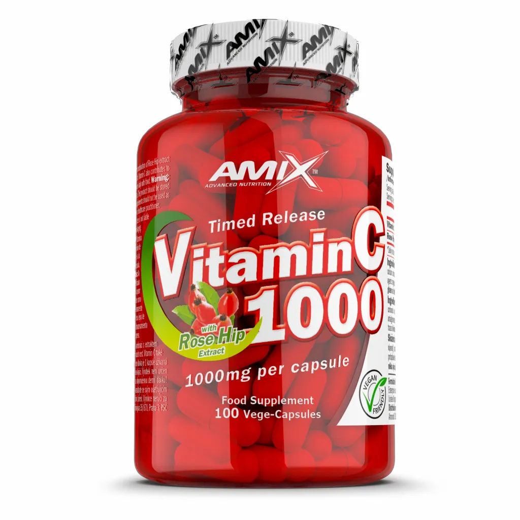 Amix Vitamin C 1000mg - 100 Vege Capsules 1