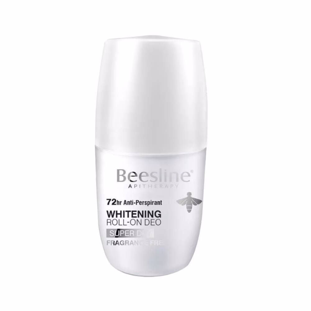 Beesline Whitening Deo Roll On Super Dry 4in1 Fragrance Free