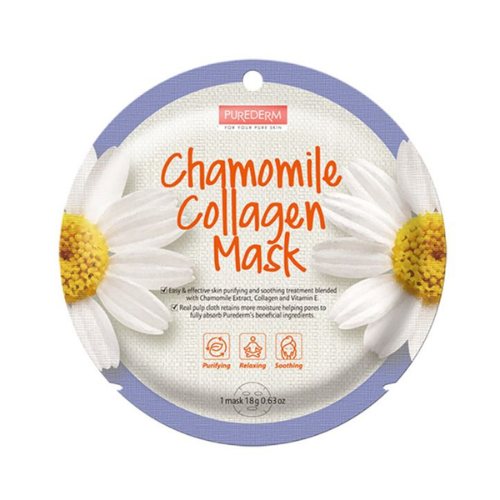 Purederm Chamomile Collagen Mask 18g ADS-804