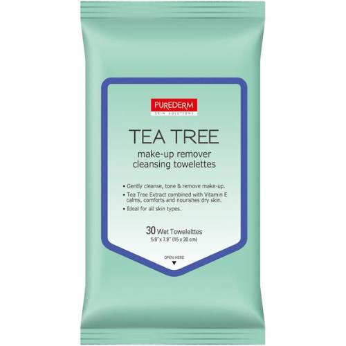Purederm Tea Tree Makeup Remover Towels 30S ADS-629