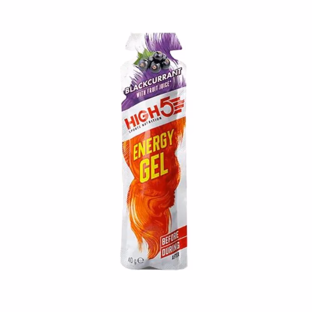 HIGH5 Energy Gel Blackcurrant 40g – Quick Fuel for Running, Cycling And Endurance