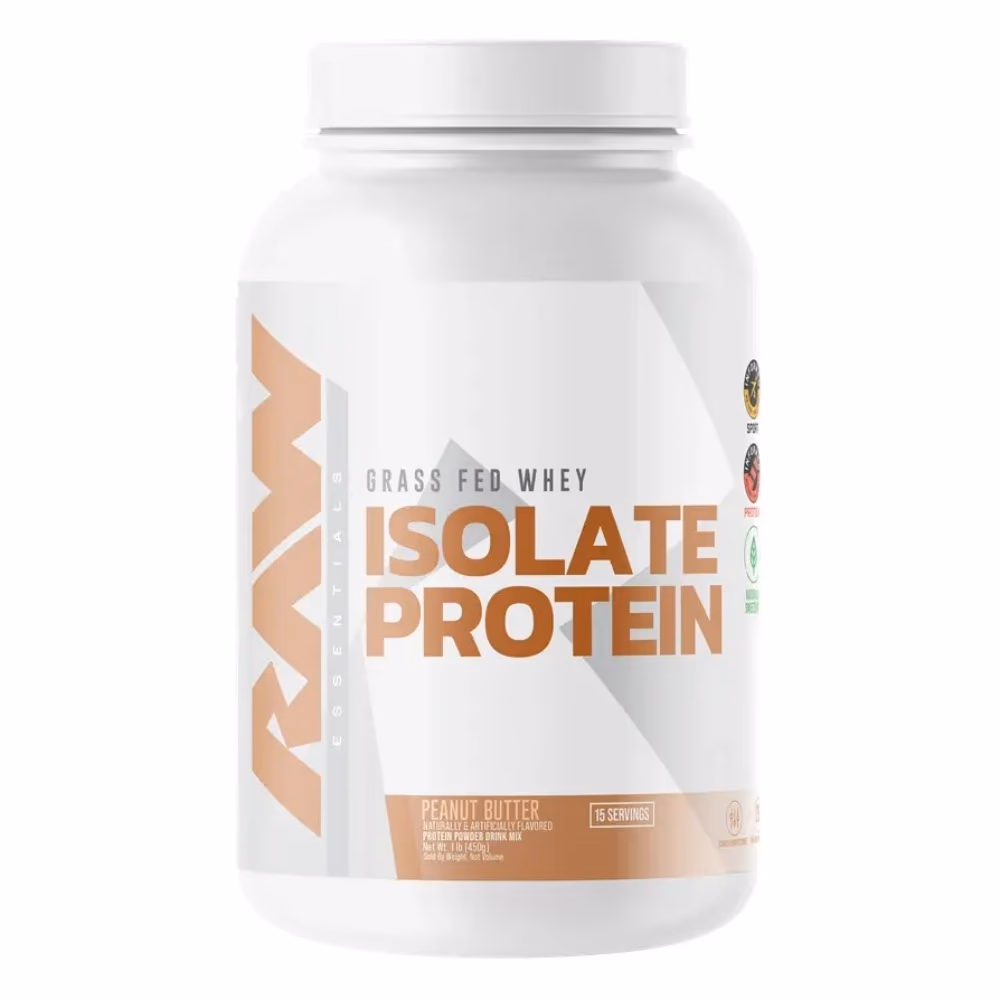 Raw Protein Whey Isolate Peanut Butter 1.97LB 2